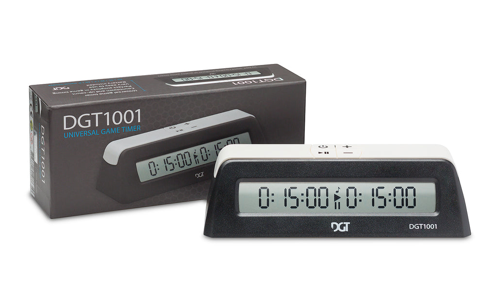 DGT 1001 Digital Chess Clock Black – Affordable Timer for Schools & Clubs