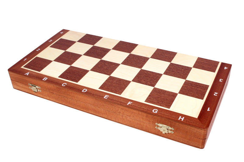 Tournament Chess Set No.6 54x54cm – Inlaid Case with Staunton Pieces – image 9