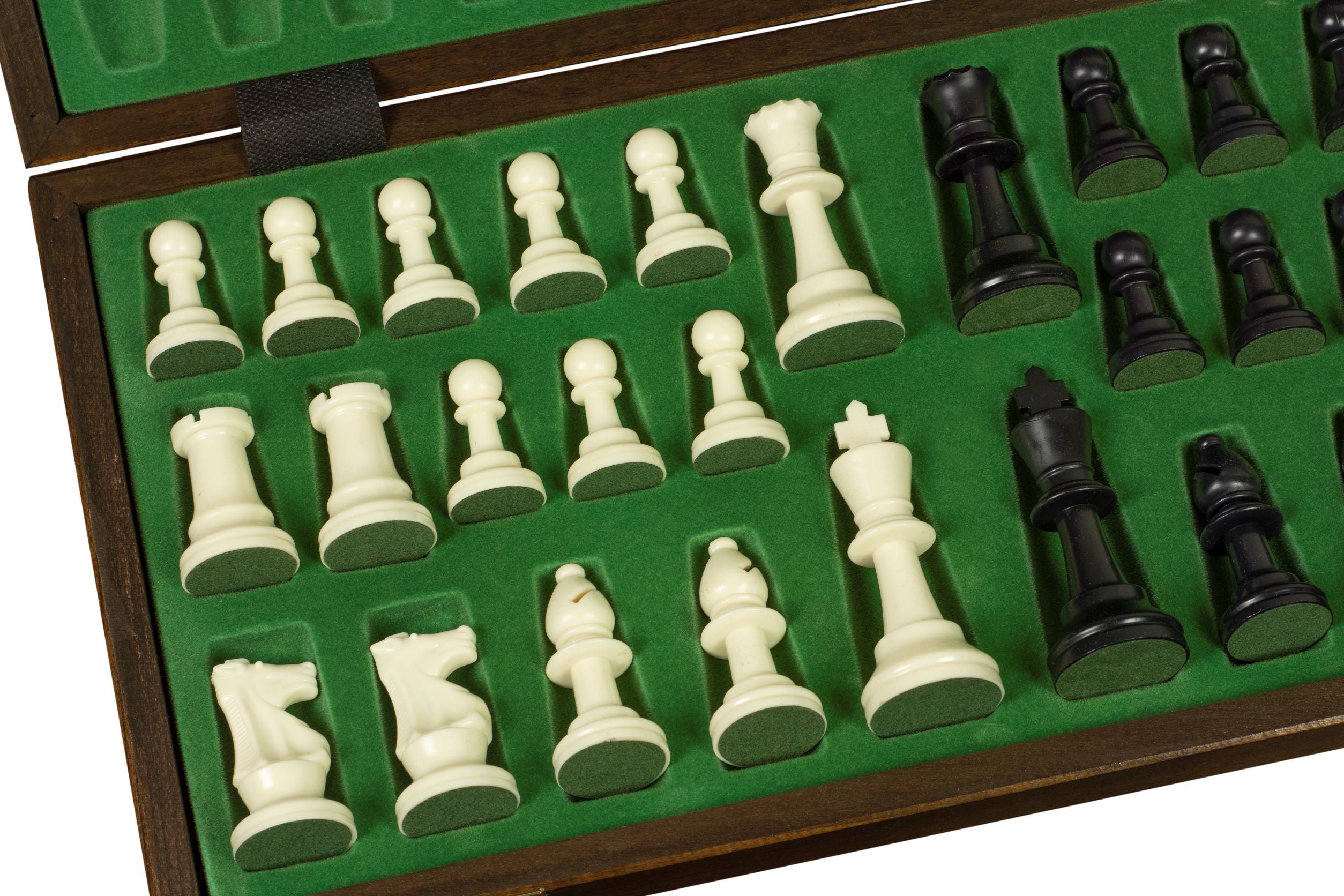 Practice Chess Set 48cm – Metal Weighted Pieces & Brown Board 50mm – image 2