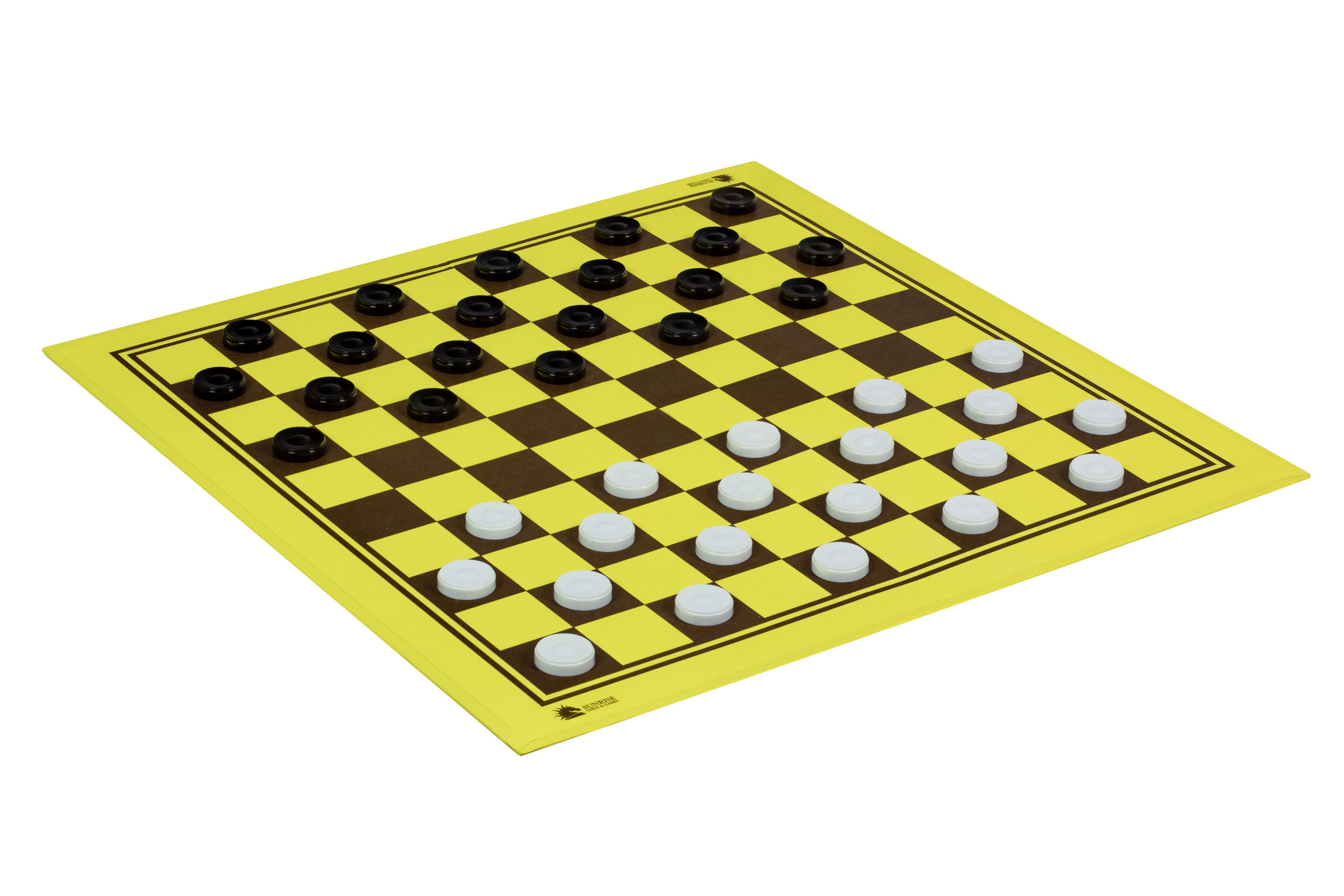 Cardboard Chessboard 55mm – Yellow & Brown Foldable Tournament Board – image 4
