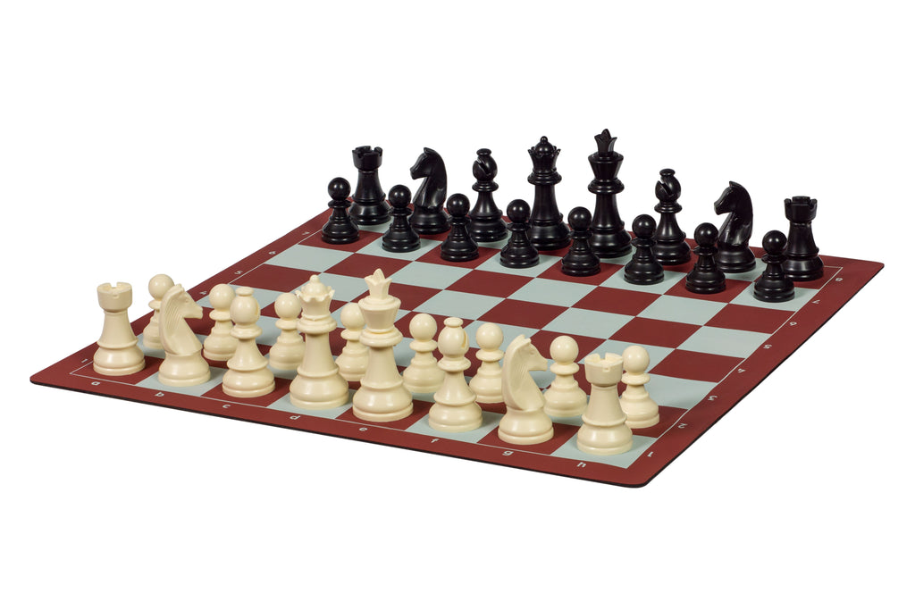 Travel Chess Set – Plastic Pieces, Roll-Up Board & Carry Bag – image 2
