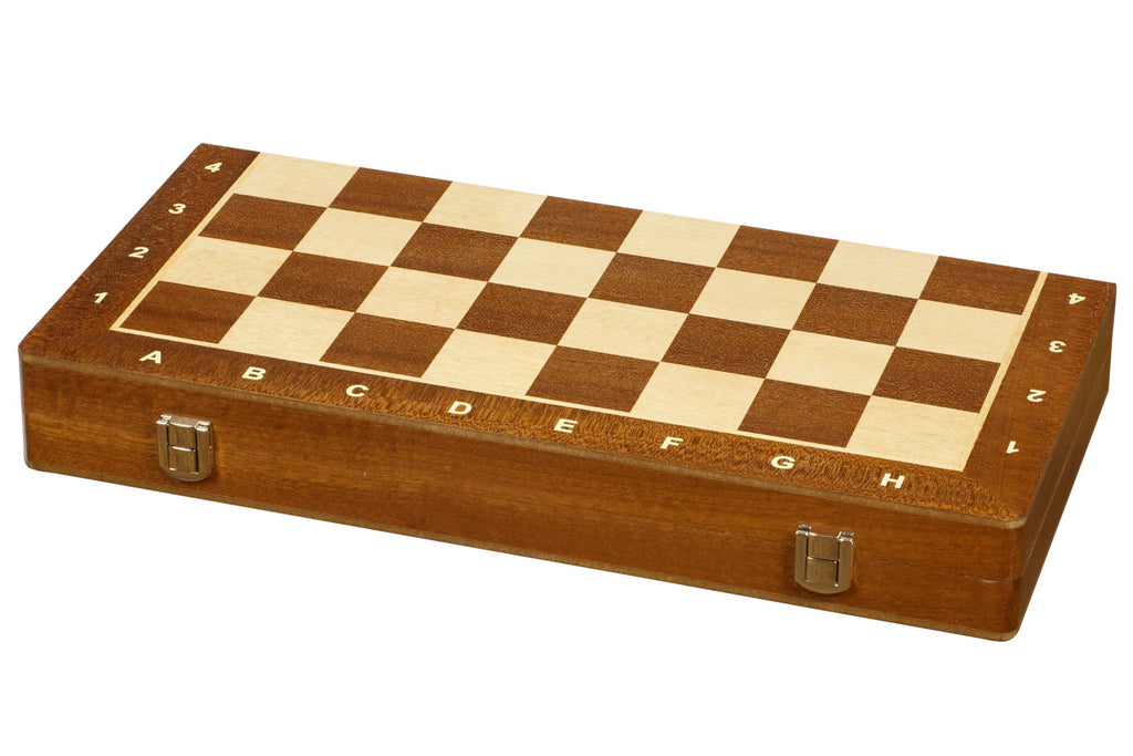 Inlaid Chessboard Case – Sapele, Fits King up to 80mm