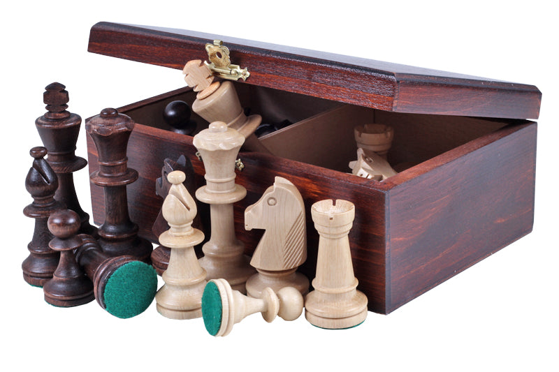 Chess Pieces Storage Box – Dark Wood Case for Staunton No.7 – image 4