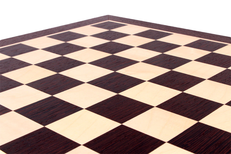 Chess Board 48×48 cm – Wenge & Sycamore, without Notation – image 3