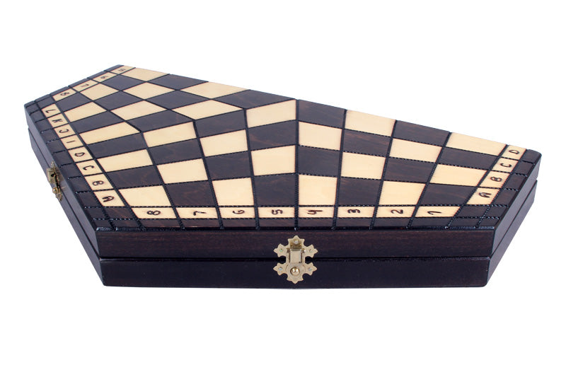 Three Player Chess Set Large 54x47cm – Premium Hexagonal Wooden Board – image 4