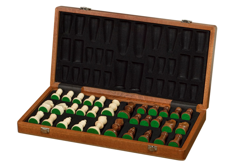 Sunrise Tournament Chess No.4 Exclusive – 38cm Sapele Board & Pieces – image 5