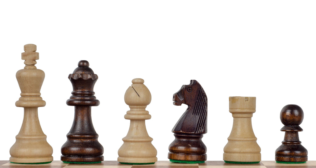 Staunton No.5 German Knight Chess Pieces – With Extra Queens