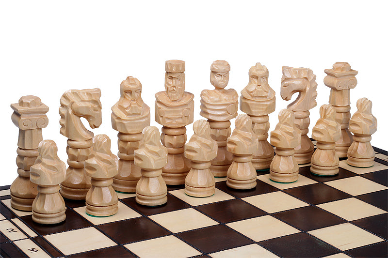 GLADIATOR Chess Set 60x60cm – Ancient Warrior Pieces with Burnished Bronze Board – image 4