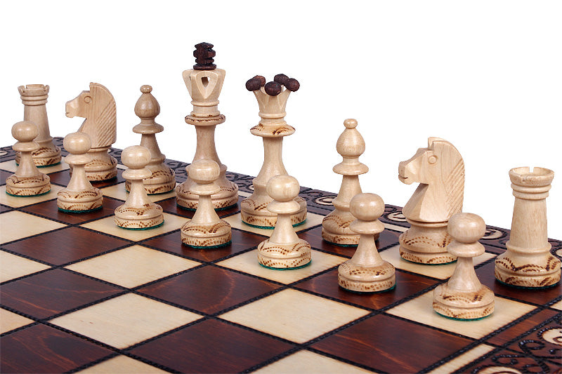 SENATOR Chess Set 42x42cm – Classic Weighted Pieces Folding Board – image 6