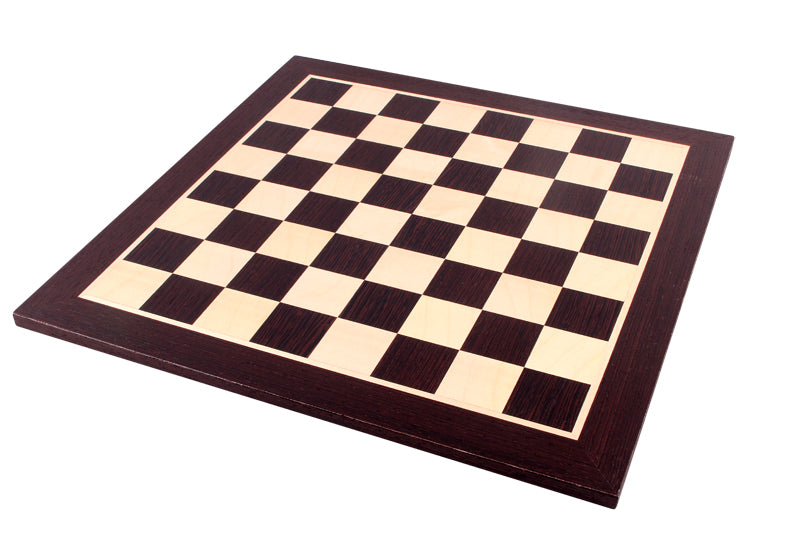 Chess Board 52×52 cm (55 mm squares) – Wenge & Sycamore, without Notation – image 5