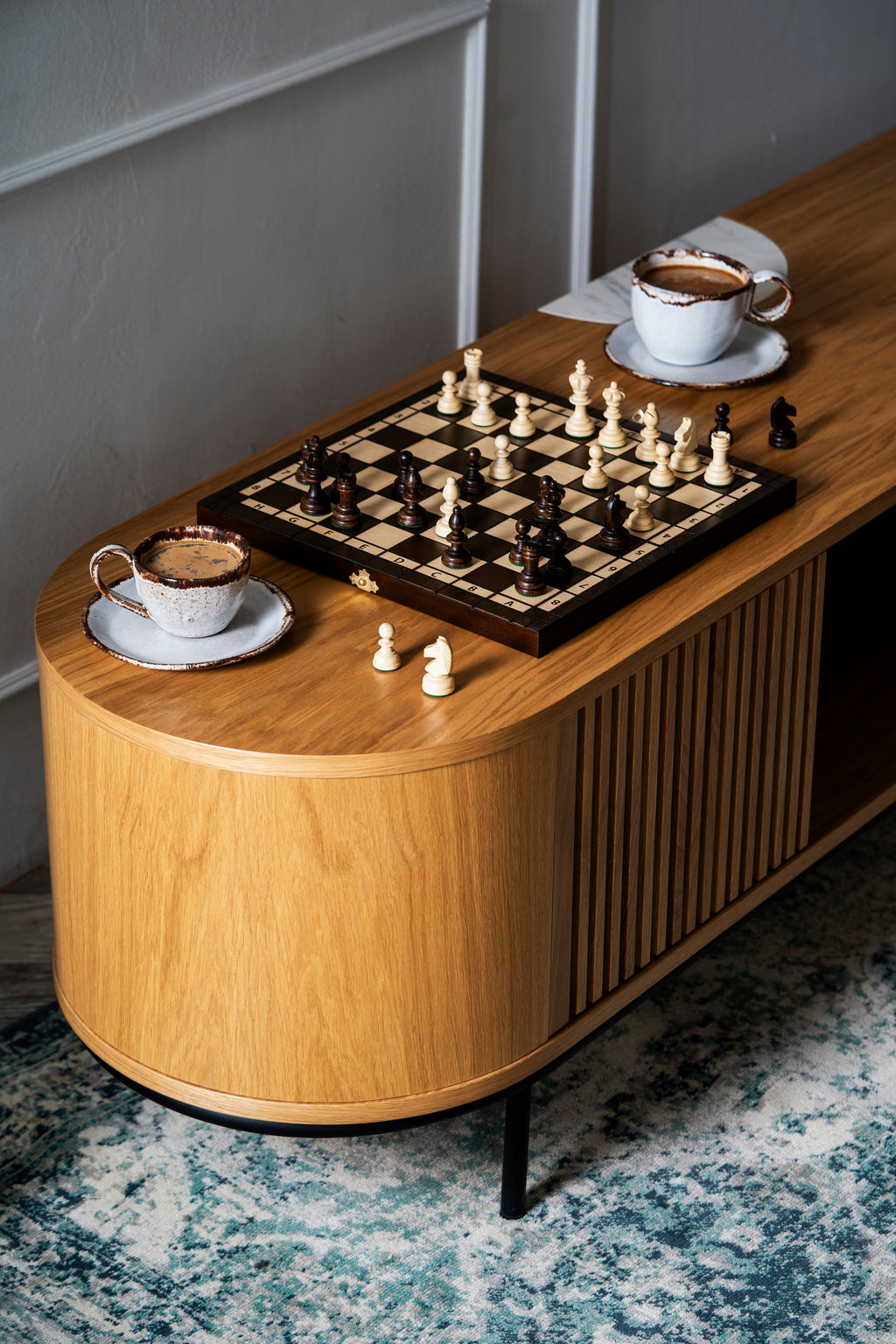 Olympic Chess Set 36x36cm – Compact Tournament Style Wooden Board – image 9