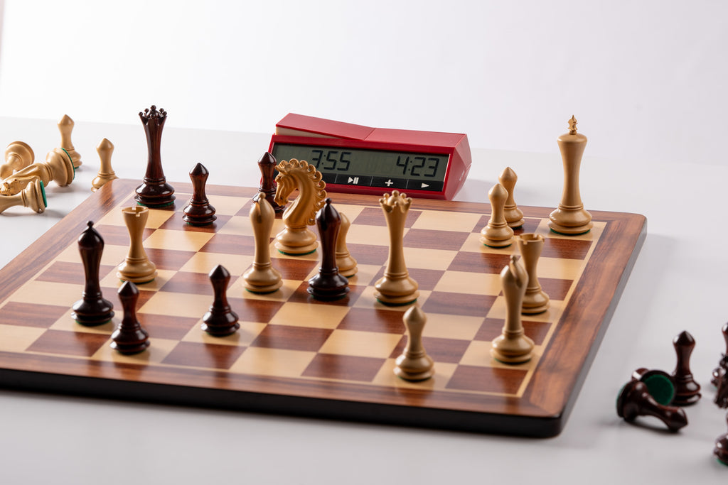 Empire Chess Pieces 4.25" – Padauk & Boxwood Weighted Luxury Set – image 11