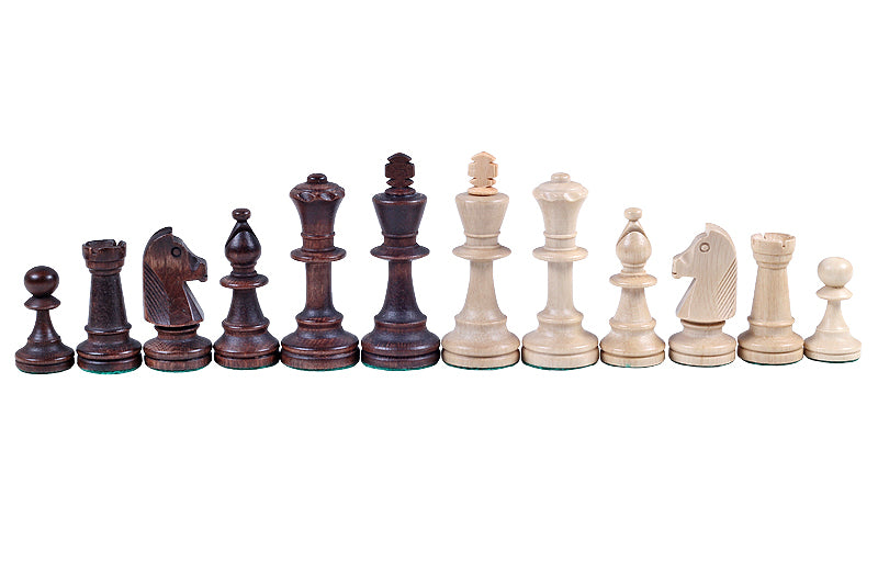 Staunton No.5 Chess Pieces 85mm – Wooden Set in Storage Chest – image 6