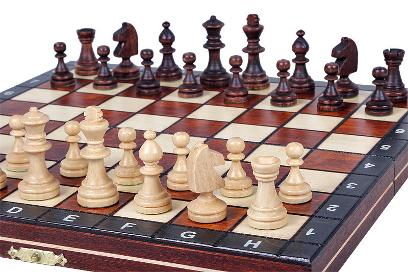 Magnetic Chess Set 27cm – Wooden Folding Travel Board