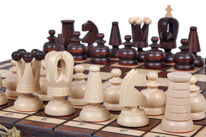 Royal Maxi Chess Set 31x31cm – Compact Folding Travel Board – image 2