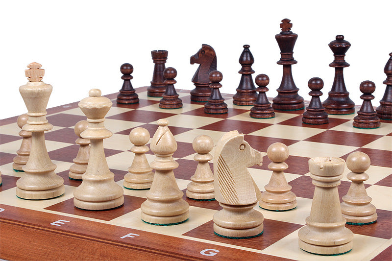 Tournament Chess Set No.6 54x54cm – Inlaid Case with Staunton Pieces