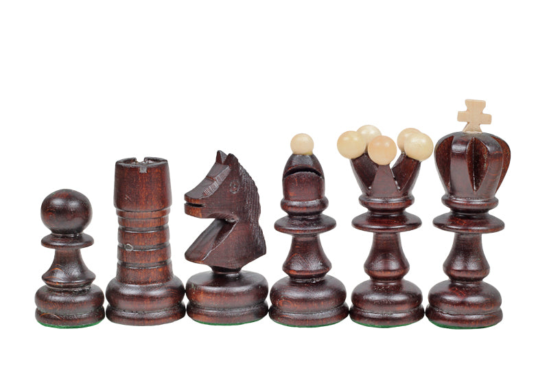 Chess Board PEARL Large 42x42cm - Mahogany Sycamore Inlay Folding – image 7