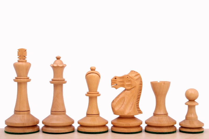 Blackmore Chess Pieces 3.75" – Ebonized & Boxwood Weighted Premium Set – image 3
