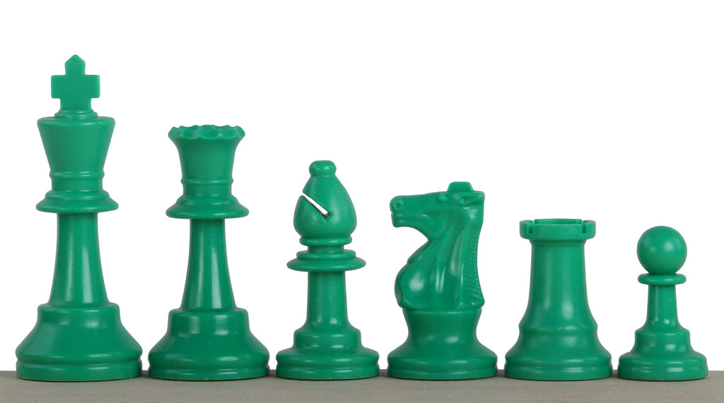 Colored Chess Pieces No.6 - Green Training Set for Teaching and Learning – image 2