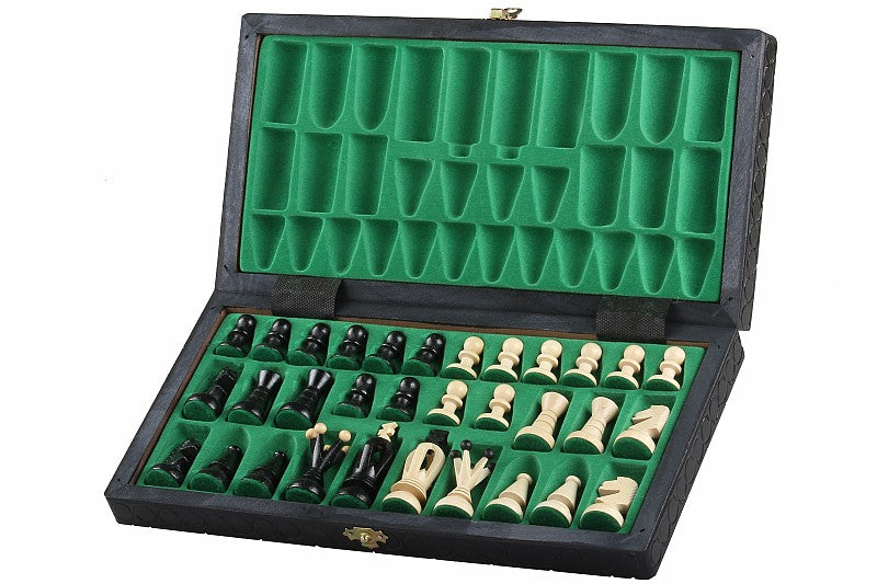 King's Championship Chess Set Medium – Black, 35cm with 76mm King – image 6