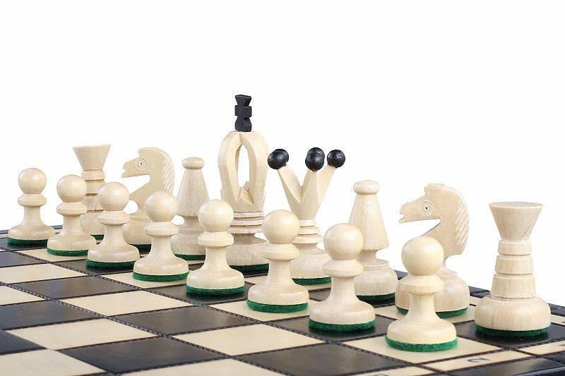 King's Championship Chess Set Medium – Black, 35cm with 76mm King
