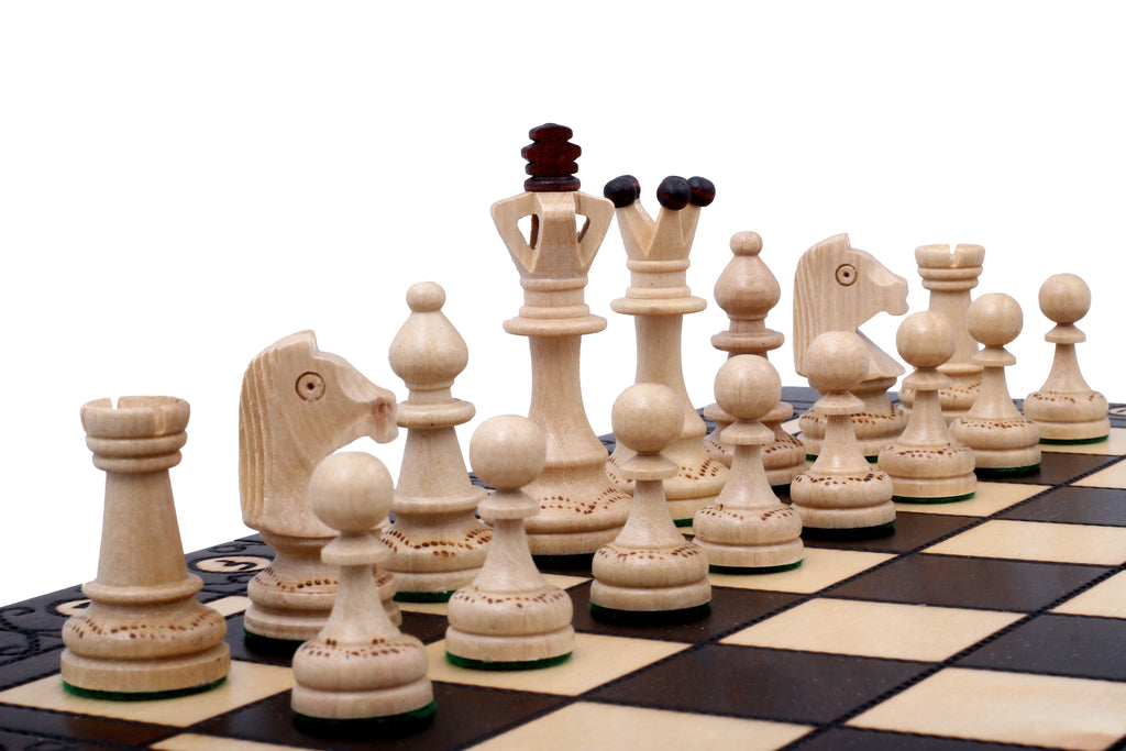 SENATOR New Line Chess Set 42x42cm – Traditional Weighted Folding Board – image 3
