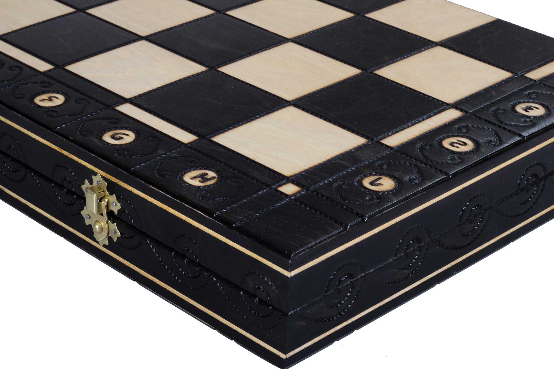 Ambassador New Line Chess Set Black - 55x55cm Premium Folding Set – image 2