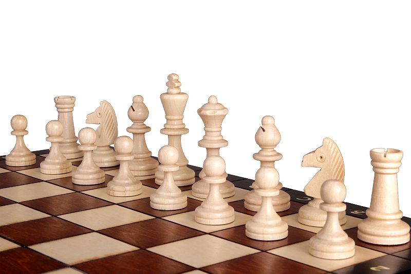 Magnetic Chess Set Large 35cm – Premium Wooden Folding Board with Insert – image 6