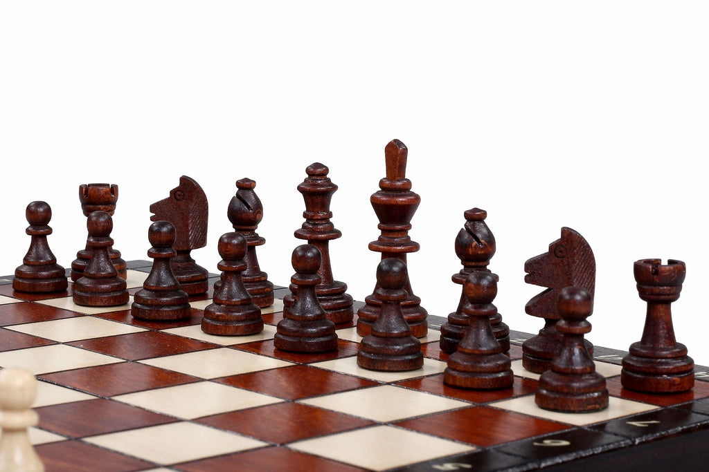 Magnetic LUX Chess Set 28x28cm – Premium Wooden Folding Travel Board – image 10