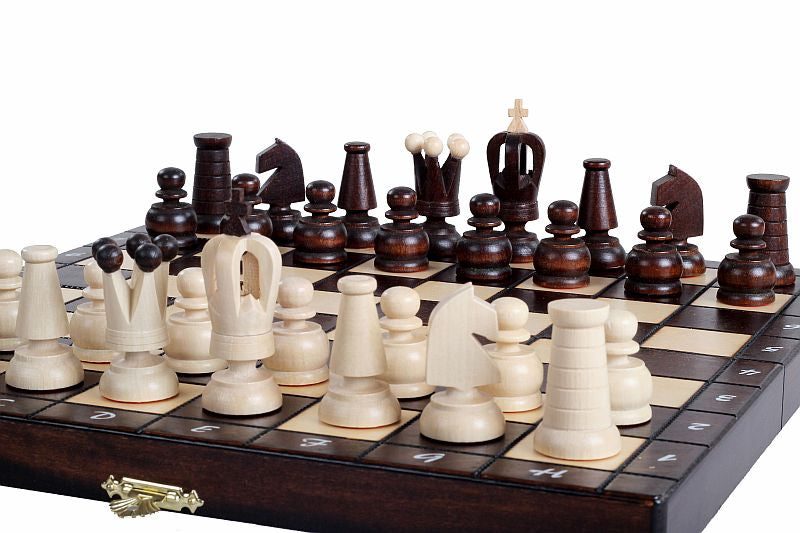 Royal Maxi New Line Chess Set 31x31cm – Premium Compact Folding Board with Insert – image 2
