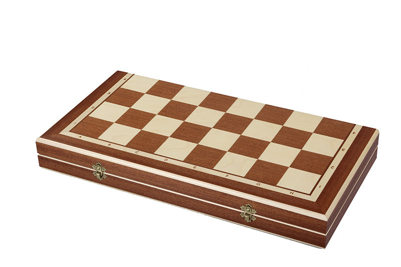 ENGLAND Medieval Chess Set – Hand-Painted Stone Pieces with Mahogany Inlay Board – image 7