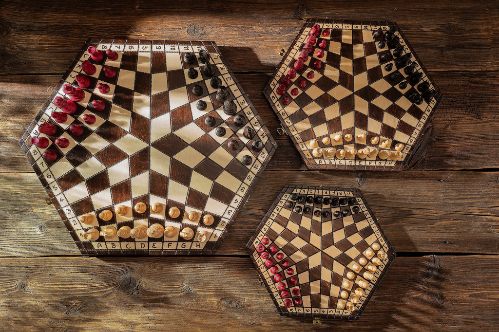 Chess for Three Players - 32x28cm Family Board Game – image 9