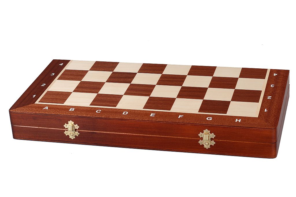 Tournament Chess Set No.5 – Sunrise Inlaid Board & Staunton Pieces – image 2