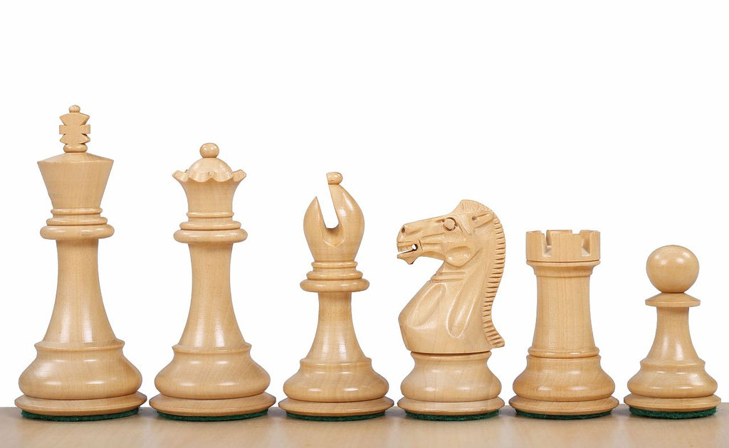 Stallion Knight Chess Pieces 4 inch - Acacia/Boxwood English Style – image 3