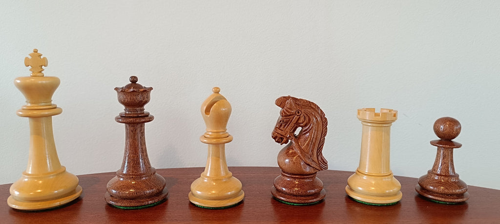 Sultan Acacia/Buckthorn Chess Pieces 3.75 inch - Luxury Hand-Carved – image 4