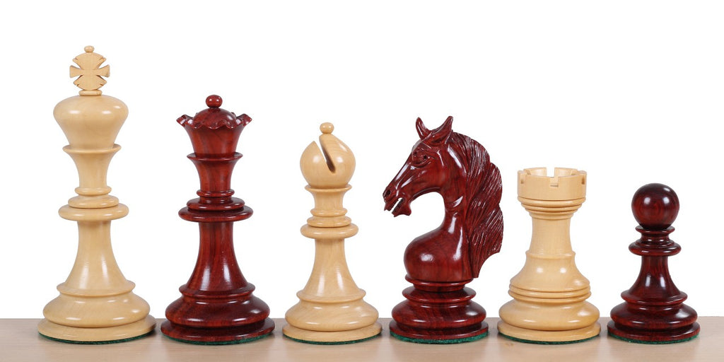 Unicorn Chess Pieces 4.25" - Paduk Boxwood Weighted Luxury Set – image 2