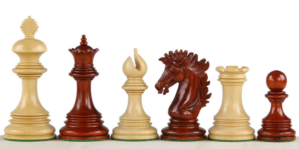 Sunrise Chess Pieces 4" - Premium Redwood Tournament Set – image 3