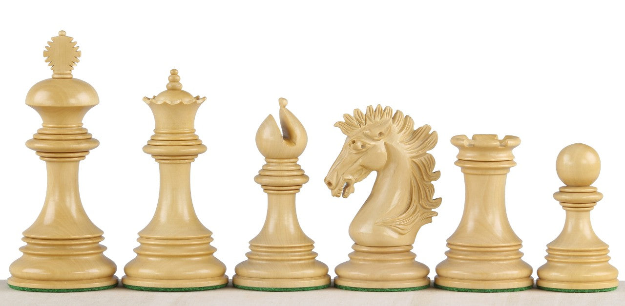 Sunrise Redwood Chess Pieces 4.25 inch - Premium Hand-Carved Wood – image 4