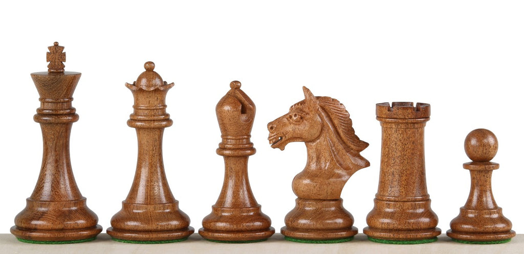Derby Acacia Chess Pieces 4" - Premium Wooden Set – image 2