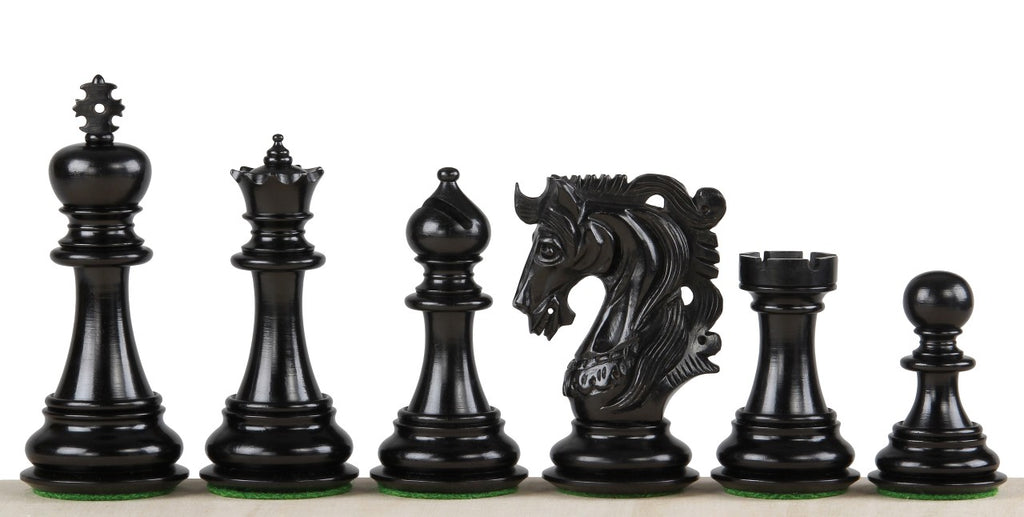 Elvis Chess Pieces 4.25" - Ebony Boxwood Weighted Luxury Heirloom Set – image 4