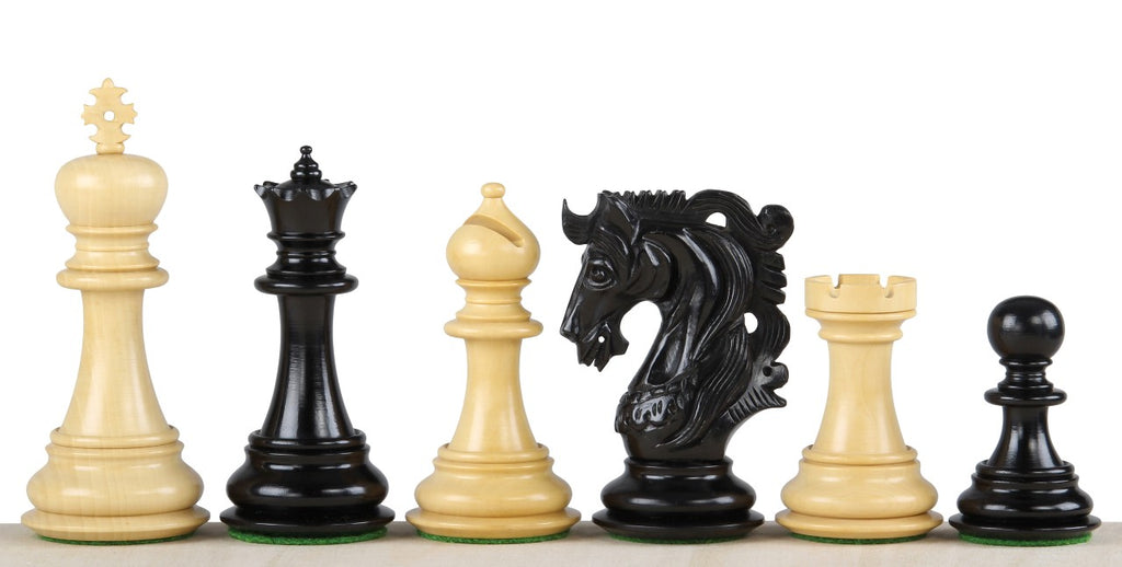 Elvis Chess Pieces 4.25" - Ebony Boxwood Weighted Luxury Heirloom Set – image 2
