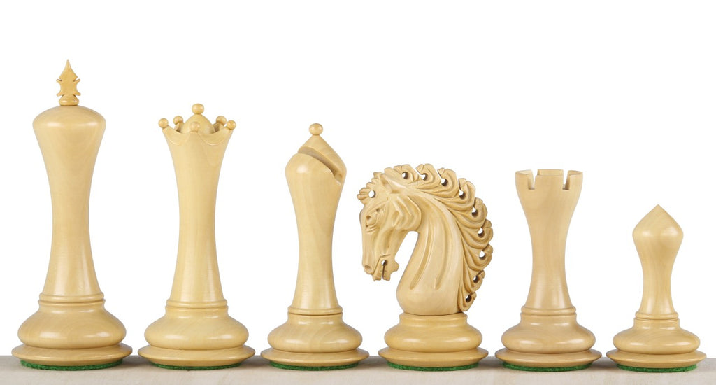 Empire Ebony Chess Pieces 4.25 inch - Premium Hand-Carved Wood – image 4