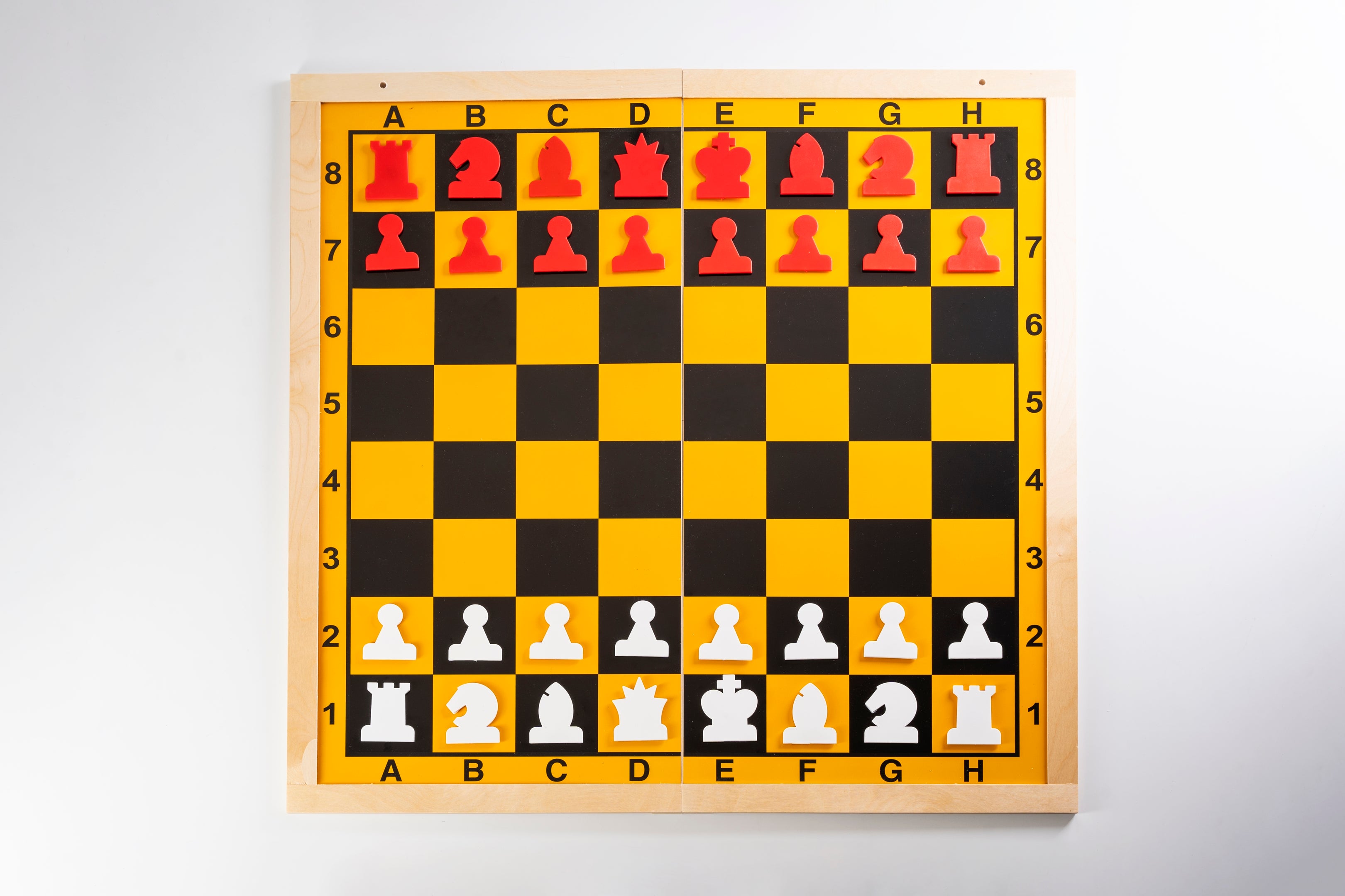 Magnetic Demonstration Chess Board 86cm – Foldable Metal Board with Pieces – image 2