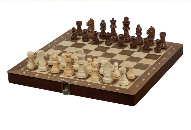Sunrise Tournament Chess No.3 Exclusive – 30cm Walnut Board & Pieces – image 3