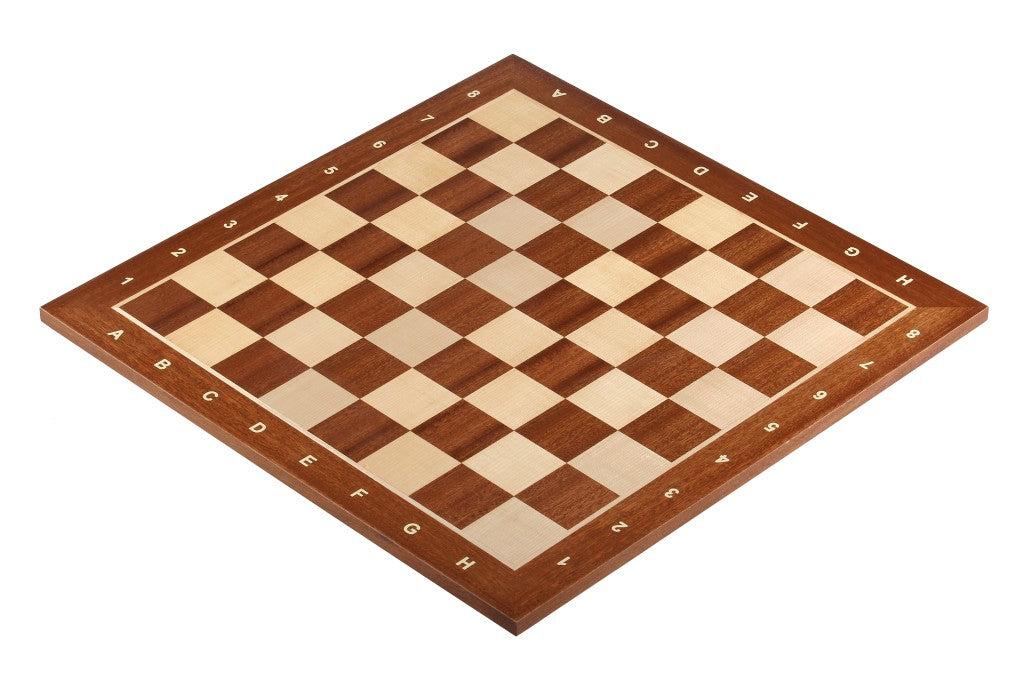 Chess Set – Mahogany/Maple Board 45mm Notation + American Classic 3" Ebony – image 4