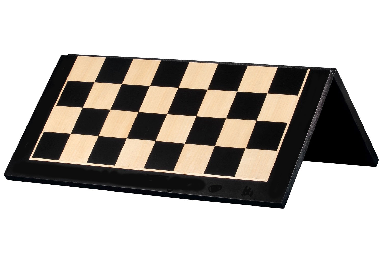 Folding Chess Board No.5 Ebony/Maple 50mm – Marquetry (No Notation)