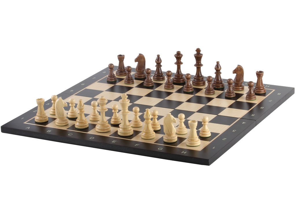 Staunton No.6 Chess Pieces 96mm – Hand-Carved Wooden Art Set in Bag – image 5