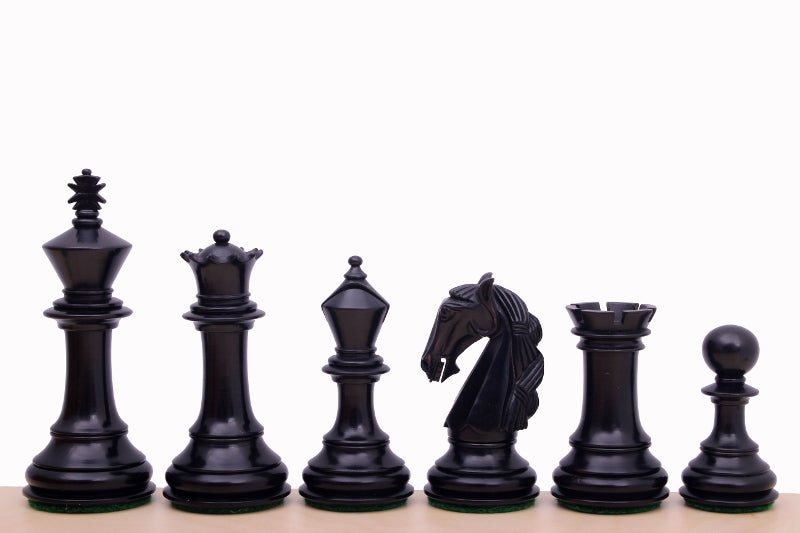 Colombian 3.5" Carved Wooden Chess Pieces – Handcrafted Luxury Figures – image 2