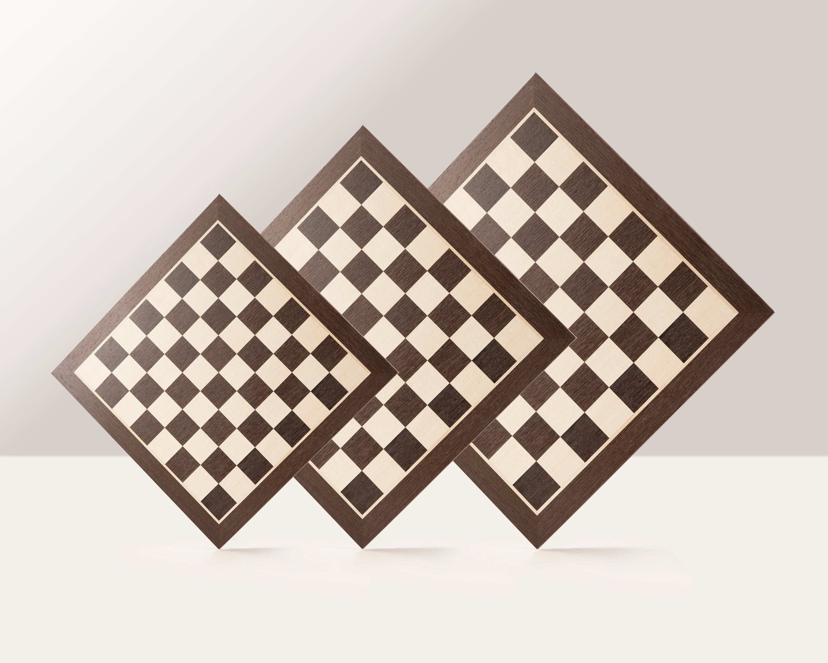 Chess Board 52×52 cm (58 mm squares) – Wenge & Sycamore, without Notation – image 5