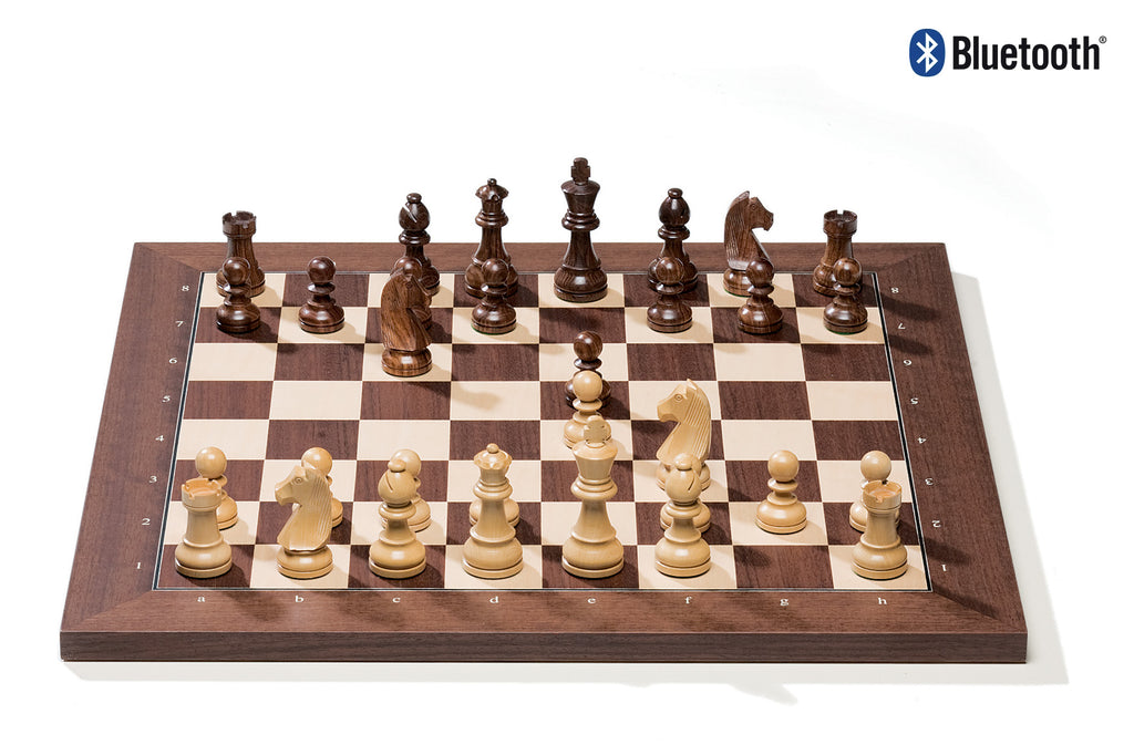 DGT Bluetooth e-Board Rosewood + Timeless Pieces — Electronic Chess Set – image 2